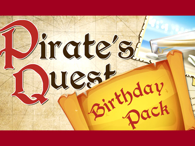 Pirate's Quest Birthday Pack- Printable Escape Game